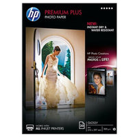 HP Premium Plus Glossy Photo Paper-20 sht/A4/210 x 297 mm