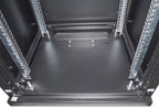 Intellinet 19" Network Cabinet - Free Standing, 16U, 600x600mm (width x depth), Black, Flatpack, Max 1500kg, Multi-Point Door Lock, One Lock Per Side Panel, Usable Depth 123 to 373mm, IP20 rated, Rack, Steel