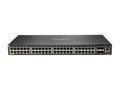 HPE Aruba Networking Aruba 6300F 48-port 1GbE Class 4 PoE & 4-port SFP56 Managed L3 Gigabit Ethernet (10/100/1000) Power over Ethernet (PoE) 1U Grey