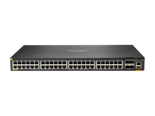 HPE Aruba Networking Aruba 6300F 48-port 1GbE Class 4 PoE & 4-port SFP56 Managed L3 Gigabit Ethernet (10/100/1000) Power over Ethernet (PoE) 1U Grey