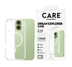 PanzerGlass CARE by ® Flagship Case Transparent Urban Explorer w. White MagSafe iPhone 17