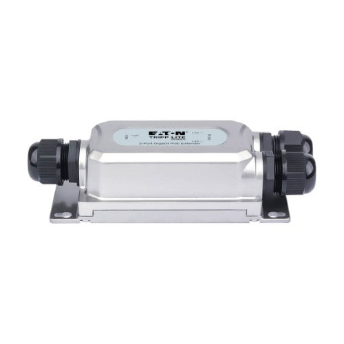 Tripp Lite NPOE-EXT-2X1G30 2-Port Gigabit Ethernet PoE+ Extender/Repeater - Cat5e/6/6a, 95W, IP67, IK10, 328 ft. (100 m)