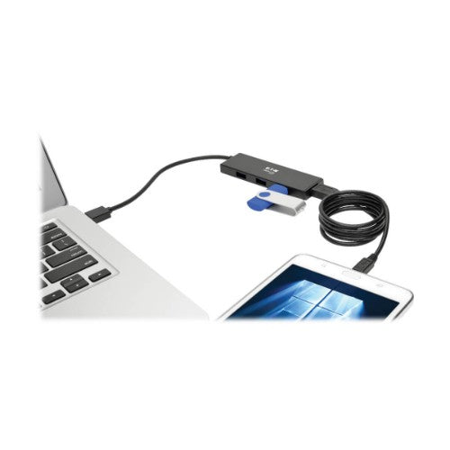 Tripp Lite U360-004-SLIM 4-Port Ultra-Slim Portable USB 3.x (5Gbps) Hub