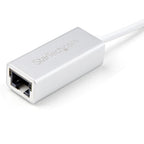 StarTech.com USB 3.0 to Gigabit Network Adapter, Silver, Sleek Aluminum Design for MacBook, Chromebook or Tablet, Native Driver Support