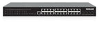Intellinet 28-Port L2+ Fully Managed PoE+ Switch with 24 Gigabit Ethernet Ports and 4 SFP+ Uplinks IEEE 802.3at/af (PoE+/PoE) Compliant, 370 W PoE Power Budget, Layer 2+/Layer 3 Lite, Four 10G SFP+ Open Slots, Self-Healing Network, 19" Rackmount (with UK