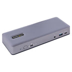 StarTech.com USB-C Docking Station - Multi Monitor HDMI/DP/DP Alt Mode USB-C Dock - 3x 4K30 / 2x 4K60 - 7-Port USB Hub - 60W Power Delivery - GbE - 3.5mm Audio - Works With Chromebook certified - TAA