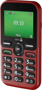 Doro Leva E10 6.1 cm (2.4") 118.9 g Red Senior phone
