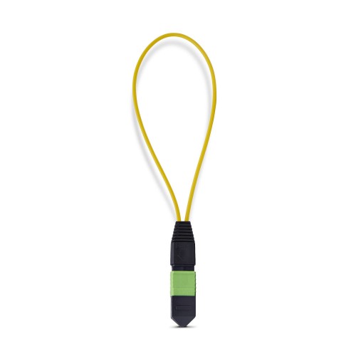 StarTech.com MPO Loopback Plug, Single Mode 9/125 MPO-12 Female Fiber Loopback Adapter, MPO/MTP-APC Connector Loopback Test Plug, MPO Female Loopback Tester
