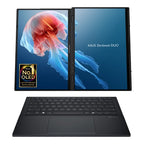 ASUS Zenbook Duo UX8406CA-PZ134W Intel Core Ultra 9 285H Hybrid (2-in-1) 35.6 cm (14") Touchscreen 3K 32 GB LPDDR5x-SDRAM 2 TB SSD Wi-Fi 7 (802.11be) Windows 11 Home Grey