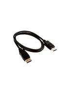 V7 Black Video Cable Pro DisplayPort Male to DisplayPort Male 1m 3.3ft