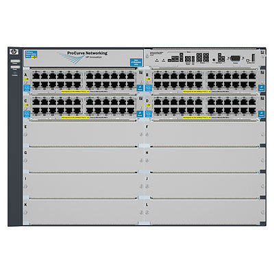 HPE E5412-92G-PoE+/4G-SFP v2 zl w/PS Managed Power over Ethernet (PoE)