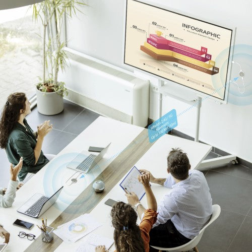 j5create JVAW75 ScreenCast 4K Wireless Display HDMI™ Extender, Black