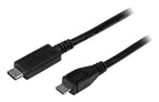StarTech.com 3ft (1m) USB-C to Micro USB-B Cable, Data Cord, USB 2.0, USB C to Micro-B Data Transfer Cable