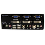 StarTech.com 2 Port DVI VGA Dual Monitor KVM Switch USB with Audio & USB 2.0 Hub