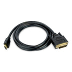 StarTech.com 6ft (1.8m) HDMI to DVI Adapter Cable, Bi-directional Monitor Cord, M/M, TAA Compliant