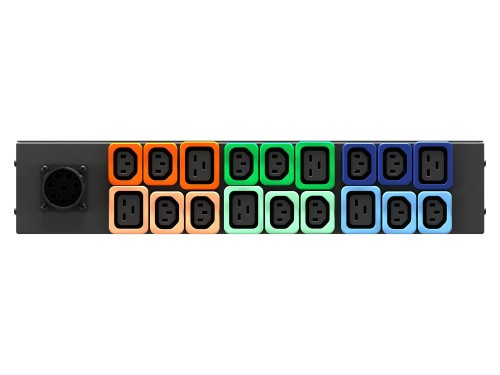 Vertiv U1071L power distribution unit (PDU) 18 AC outlet(s) 2U Black
