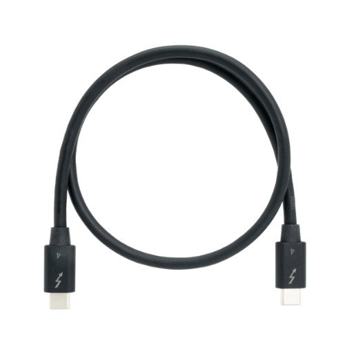 QNAP CAB-TBT4-0M5 Thunderbolt cable 0.5 m 40 Gbit/s Black