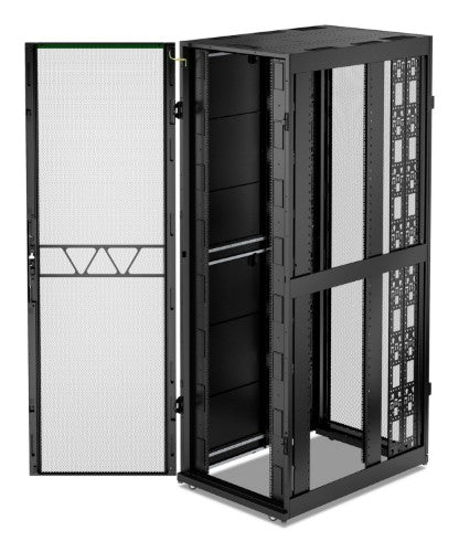 APC NetShelter SX, Server Rack Enclosure, Gen 2, 52U, 2436H x 800W x 1200D mm, with Sides, Black