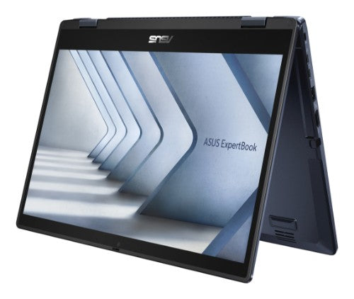 ASUS ExpertBook B3 Flip B3402FV-EC715X Intel Core 7 150U Hybrid (2-in-1) 35.6 cm (14") Touchscreen Full HD 16 GB DDR4-SDRAM 512 GB SSD Wi-Fi 6E (802.11ax) Windows 11 Pro Black QWERTY UK English