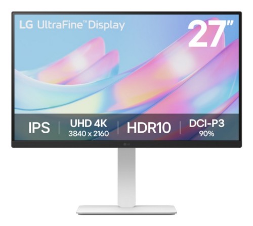 LG 27US550-W.AEK computer monitor 68.6 cm (27") 3840 x 2160 pixels 4K Ultra HD LCD White