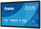 iiyama TW2223AS-B3P Signage Display Interactive flat panel 54.6 cm (21.5") Wi-Fi 450 cd/m² Full HD Black Touchscreen Built-in processor Android 24/7