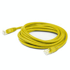 AddOn Networks ADD-7FCAT6A-YW networking cable Yellow 2.13 m Cat6a U/UTP (UTP)