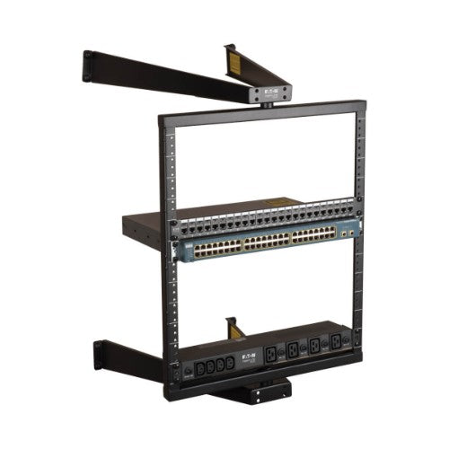 Tripp Lite SRWO12US SmartRack 12U Flat-Pack Low-Profile Switch-Depth Wall-Mount Pivoting 2-Post Open Frame Rack