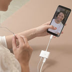 j5create JCA122 USB-C® to 3.5mm Audio Adapter with Power Delivery, Black