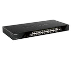 D-Link DGS-1520-28/E network switch Managed L3 10G Ethernet (100/1000/10000) 1U Black