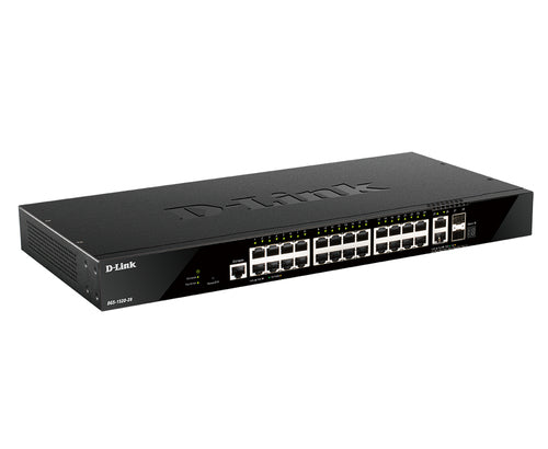 D-Link DGS-1520-28/E network switch Managed L3 10G Ethernet (100/1000/10000) 1U Black