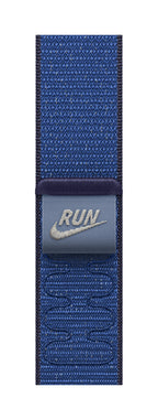 Apple Nike Sport Loop Band Blue Nylon, Recycled polyester, Spandex
