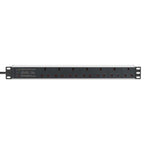 Intellinet 19" 1U PDU 7-way UK, Surge Protection, Rackmount, Power Distribution Unit, UK 3-pin outlets, 3m power cord, output