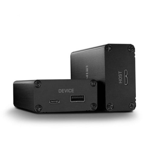 Lindy 43363 network extender Network transmitter & receiver Black