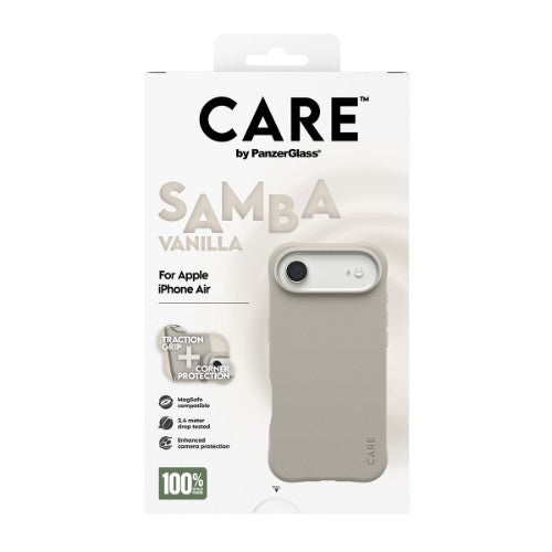 PanzerGlass CARE by ® Fashionable Case Samba Vanilla w. MagSafe iPhone Air