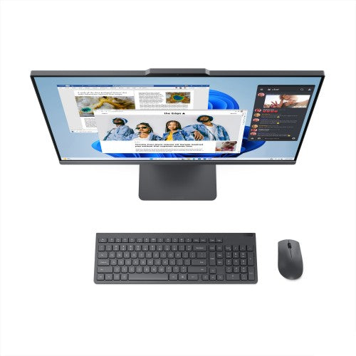 Lenovo IC AIO 27 R7 7735HS 16GB 512GB GREY AMD Ryzen™ 7 68.6 cm (27") 1920 x 1080 pixels All-in-One PC DDR5-SDRAM SSD Windows 11 Home Wi-Fi 6 (802.11ax)