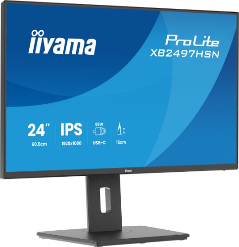 iiyama ProLite XB2497HSN-B1 computer monitor 60.5 cm (23.8") 1920 x 1080 pixels Full HD LED Black