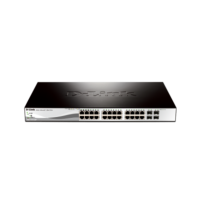 D-Link 28-Port Gigabit PoE Smart Managed Switch including 4 Combo Ports