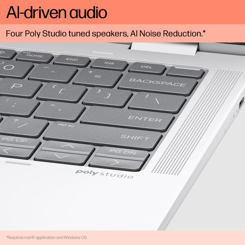 HP Elite x360 1040 G11 Intel Core Ultra 7 155H Hybrid (2-in-1) 35.6 cm (14") Touchscreen WUXGA 16 GB LPDDR5x-SDRAM 512 GB SSD Wi-Fi 6E (802.11ax) Windows 11 Pro AI PC Silver