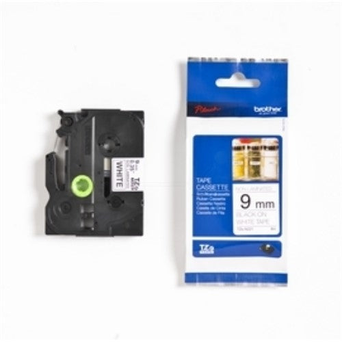 Brother TZE-N221 DirectLabel black on white 9mm x 8m for Brother P-Touch TZ 3.5-18mm/6-12mm/6-18mm/6-24mm/6-36mm
