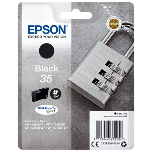 Epson C13T35814010/35 Ink cartridge black, 950 pages 16.1ml for Epson WF-4720