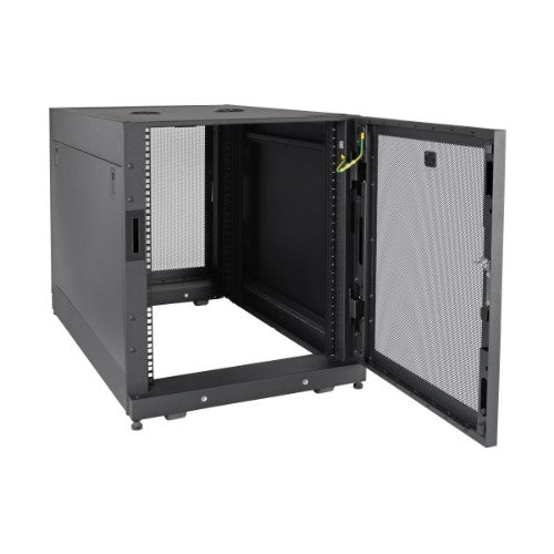 Tripp Lite SR14UBDP 14U SmartRack Extra Deep Small Server Rack Enclosure, Doors & Side Panels Included
