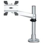 StarTech.com Desk Mount Monitor Arm - VESA or Apple iMac/Thunderbolt or Ultrawide Display up to 49" (30.9lb/14kg) - Articulating Height Adjustable Single Desktop Monitor Pole Mount - Clamp/Grommet - TAA