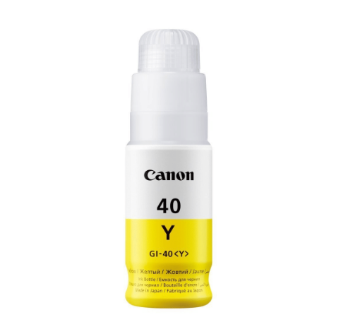 Canon 3402C001/GI-40Y Ink bottle yellow, 7.7K pages 70ml for Canon Pixma G 5040/GM 2040