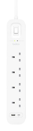 Belkin Connect White 4 AC outlet(s) 2 m