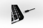 Logitech 920-004270 mobile device keyboard Black, White Bluetooth AZERTY French
