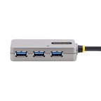 StarTech.com USB Extender Hub, 10m USB 3.0 Extension Cable with 4-Port USB-A Hub, Active/Bus Powered USB Repeater Cable, Optional 20W Power Supply Included, ESD Protection - TAA