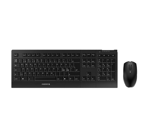 CHERRY B.Unlimited 3.0 keyboard Mouse included RF Wireless Nordic Black