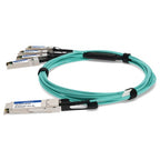 AddOn Networks ADD-QHPCSCI-AOC10M InfiniBand/fibre optic cable 10 m QSFP+ 4x SFP+ AOC Aqua colour