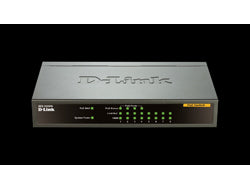 D-Link 8-port 10/100 Desktop Switch with 4 PoE Ports