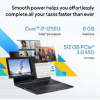 ASUS Vivobook 16 X1605ZA-MB116W Intel® Core™ i7 i7-1255U Laptop 40.6 cm (16") WUXGA 8 GB DDR4-SDRAM 512 GB SSD Wi-Fi 6 (802.11ax) Windows 11 Home Silver